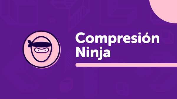 Portada del curso 'Compresión Ninja'
